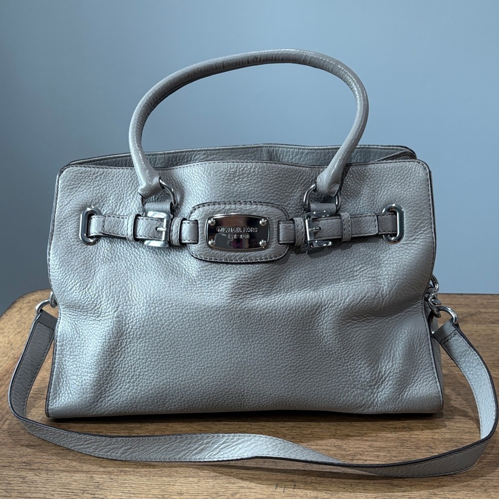 Michael Kors Gray Satchel